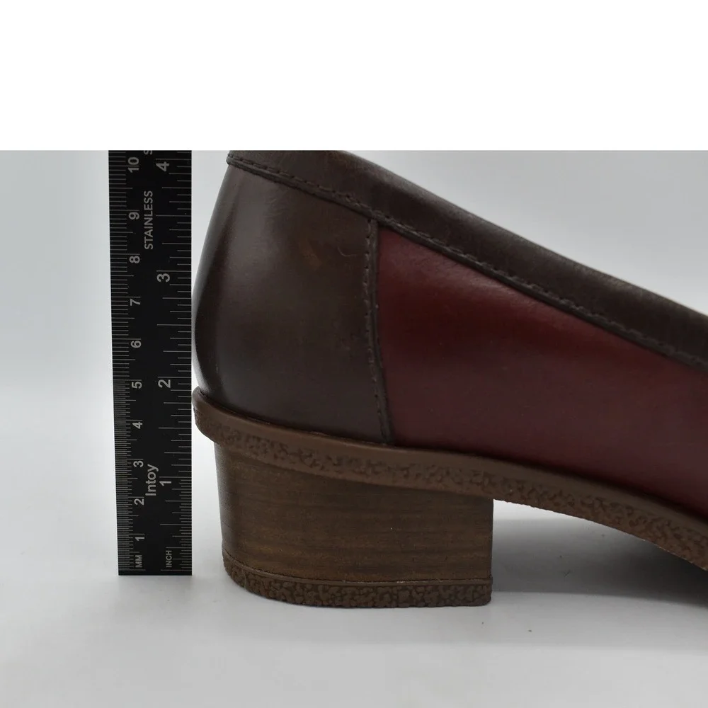 Dansko EU 39 Danica Burnished Plum Chocolate Leather Waterproof Loafers Shoes